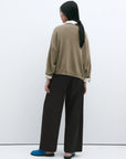 CORDERA - COTTON AND CASHMERE CARDIGAN - TAUPE - PS25