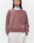 CORDERA - SPOTTED ROUND-NECK SWEATER - MALLOW - FW26