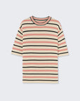 CORDERA - T-SHIRT COTON - RAYÉ - PÉ26