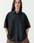 CORDERA - CHEMISE OVERSIZE - ESPRESSO - PÉ26