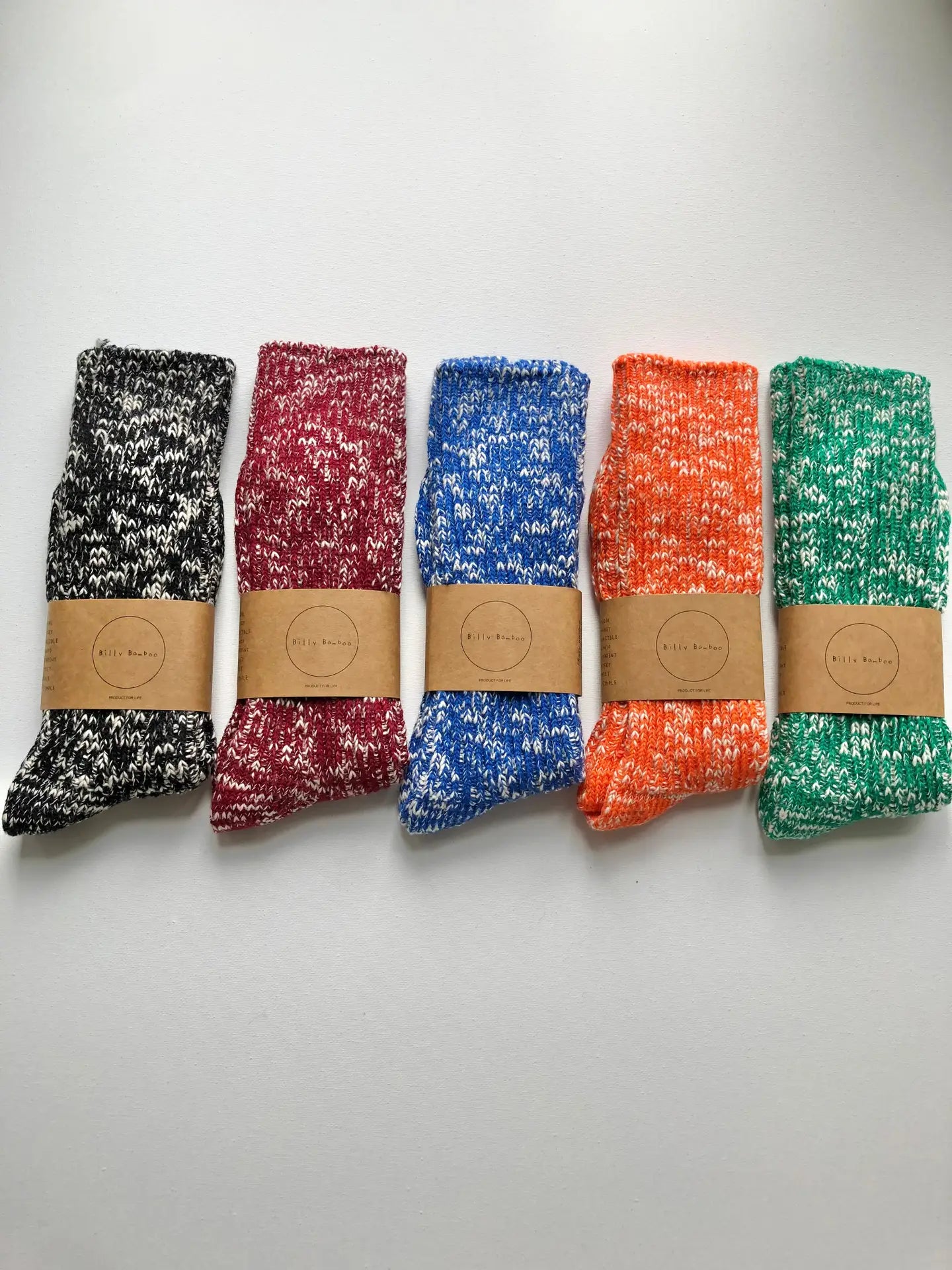 BILLY BAMBOO - CHAUSSETTES EN COTON SLUB TOKYO
