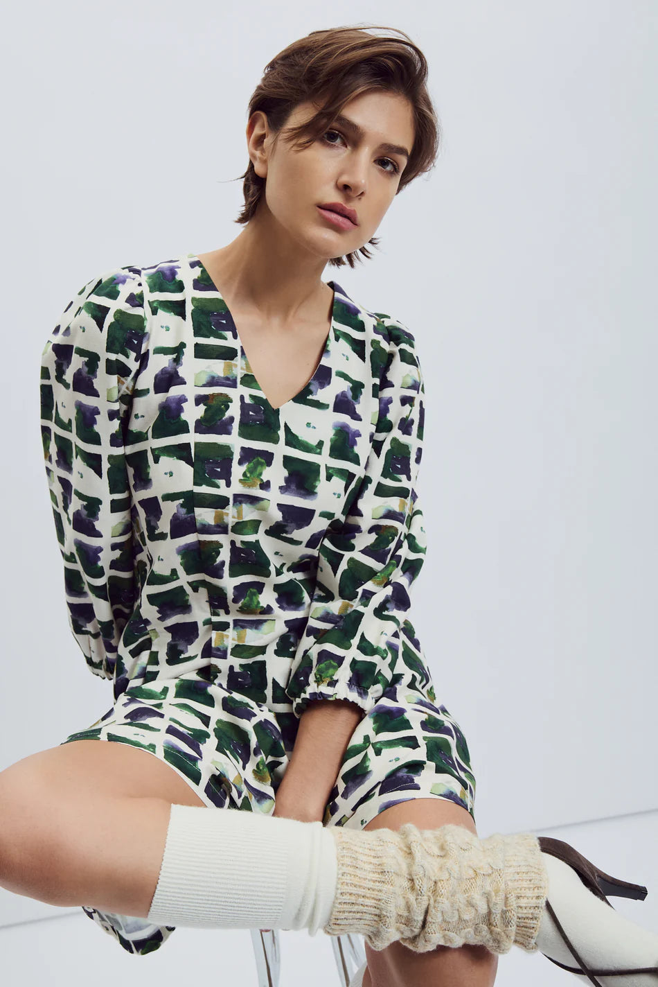 EVE GRAVEL - ELISA DRESS - EARTH - FW25