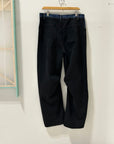 ET TIGRE - PANTALON OLLIE - DENIM NOIR ET BLEU FONCÉ - AH25