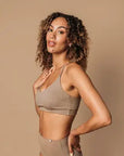 Q FOR QUINN - CULOTTE TAILLE HAUTE - NUDE FONCÉ