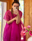 NOEMIAH - TULIP DRESS - FUSCHIA