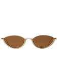FRENCH KIWIS - JEANNE SUNGLASSES - CREAM AND GOLD