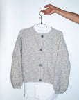 ET TIGRE - CARDIGAN OLIVIA - GRIS - AH25
