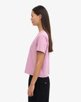 COLORFUL STANDARD - T SHIRT BOXY SHORT - CHERRY BLOSSOM