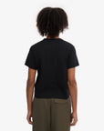 COLORFUL STANDARD - SHORT BOXY T-SHIRT - BLACK