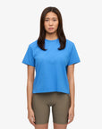 COLORFUL STANDARD - T SHIRT BOXY COURT - BLEU PACIFIQUE