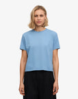 COLORFUL STANDARD - T SHIRT BOXY SHORT - SEASIDE BLUE
