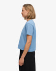 COLORFUL STANDARD - T SHIRT BOXY SHORT - SEASIDE BLUE