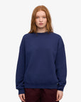 COLORFUL STANDARD - OVERSIZED COTTON SWEATER - NAVY BLUE