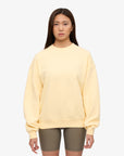 COLORFUL STANDARD - CHANDAIL COTON OUATÉ SURDIMENSIONNÉ - JAUNE PALE