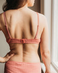 Q FOR QUINN - BRALETTE EN POINTELLE - PALE MADDER