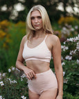 Q FOR QUINN - CROSS BRALETTE - LILAC