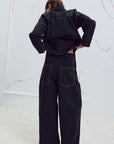 EVE GRAVEL - THEANO PANTS - BLACK - FW25
