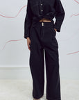 EVE GRAVEL - THEANO PANTS - BLACK - FW25