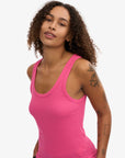 COLORFUL STANDARD - RIB TANK TOP - GUM BALLOUNE