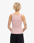COLORFUL STANDARD - RIB TANK TOP - FADED PINK