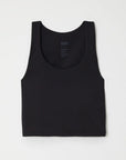 GIRLFRIEND COLLECTIVE - SCOOP TANK LUXE BELLA - NOIR