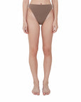 BETH RICHARD X BOHEME - HIGH WAIST BOTTOM - TAN STRIPE