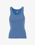 COLORFUL STANDARD - CAMISOLE COTELÉ - BLEU CIEL