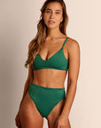 JUNE SWIMWEAR - CULOTTE MOANA - LEAF - SP23