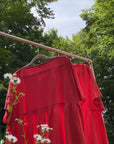 NOEMIAH - CECILIA DRESS - RED LINEN