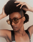 SPITFIRE - CUT NINETY NINE SUNGLASSES - BROWN/TAN