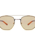 SPITFIRE - NAILSEA CLIP SUNGLASSES - SILVER/GOLD/TAN