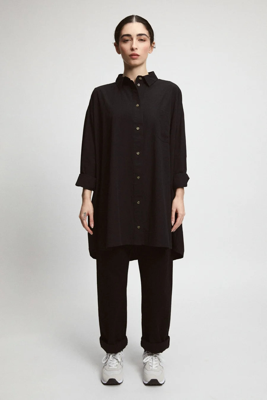 RITA ROW - MORRIS SHIRT - BLACK - FW23