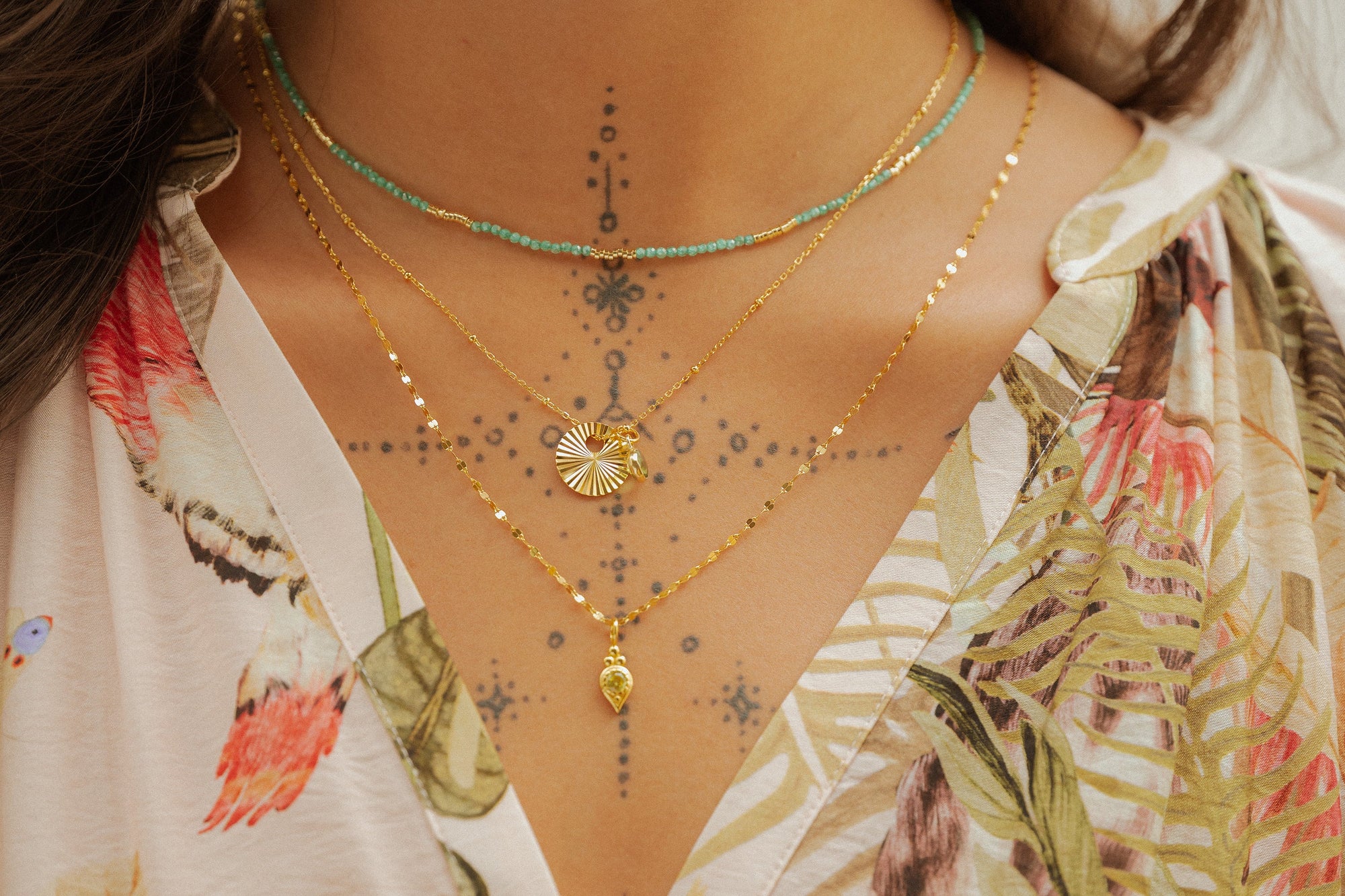 BOA - MAHANA NECKLACE MADE OF NATURAL STONES
