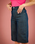 MERCEDES MORIN - BERMUDA CRUZE - DENIM - PÉ25
