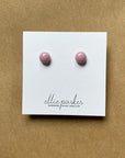ELLIE PARKER CERAMICS - BOUCLES D'OREILLE DÔME EN VERRE FONDU