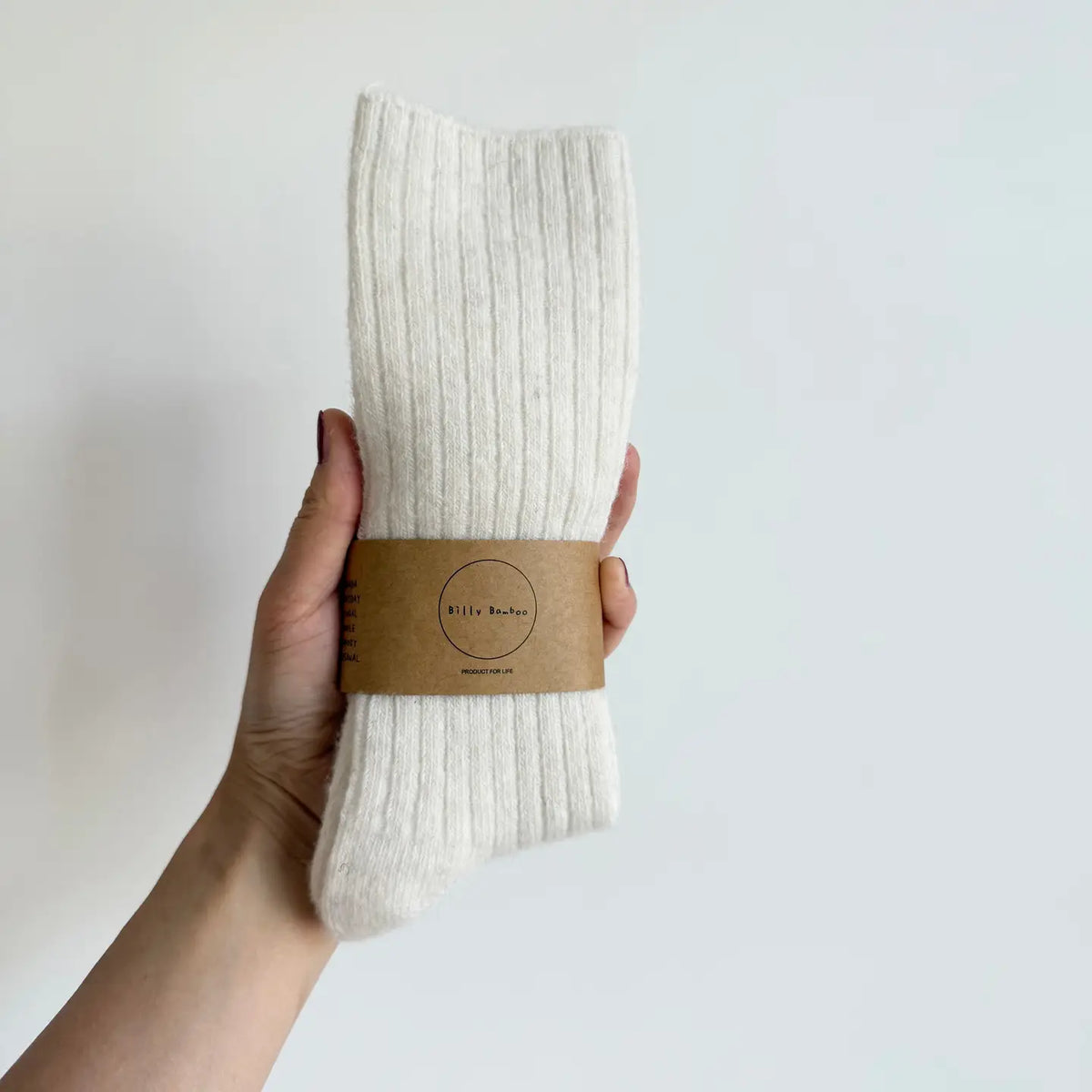 BILLY BAMBOO - CHAUSSETTES INTELLIGENTES EN LAINE D'ISLANDE