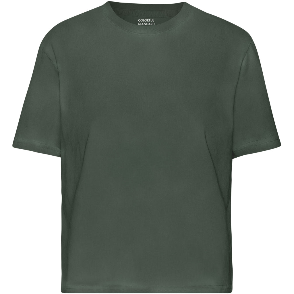 COLORFUL STANDARD - T SHIRT BOXY COURT - FORÊT MINUIT