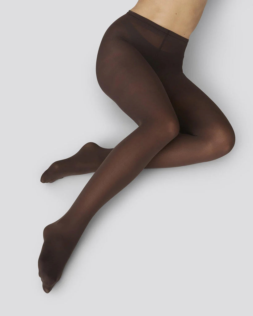 SWEDISH STOCKINGS - COLLANT OLIVIA - BRUN FONCÉ