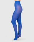 SWEDISH STOCKINGS - OLIVIA TIGHTS - SHARP BLUE