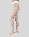 SWEDISH STOCKINGS - LO LACE TIGHTS - IVORY