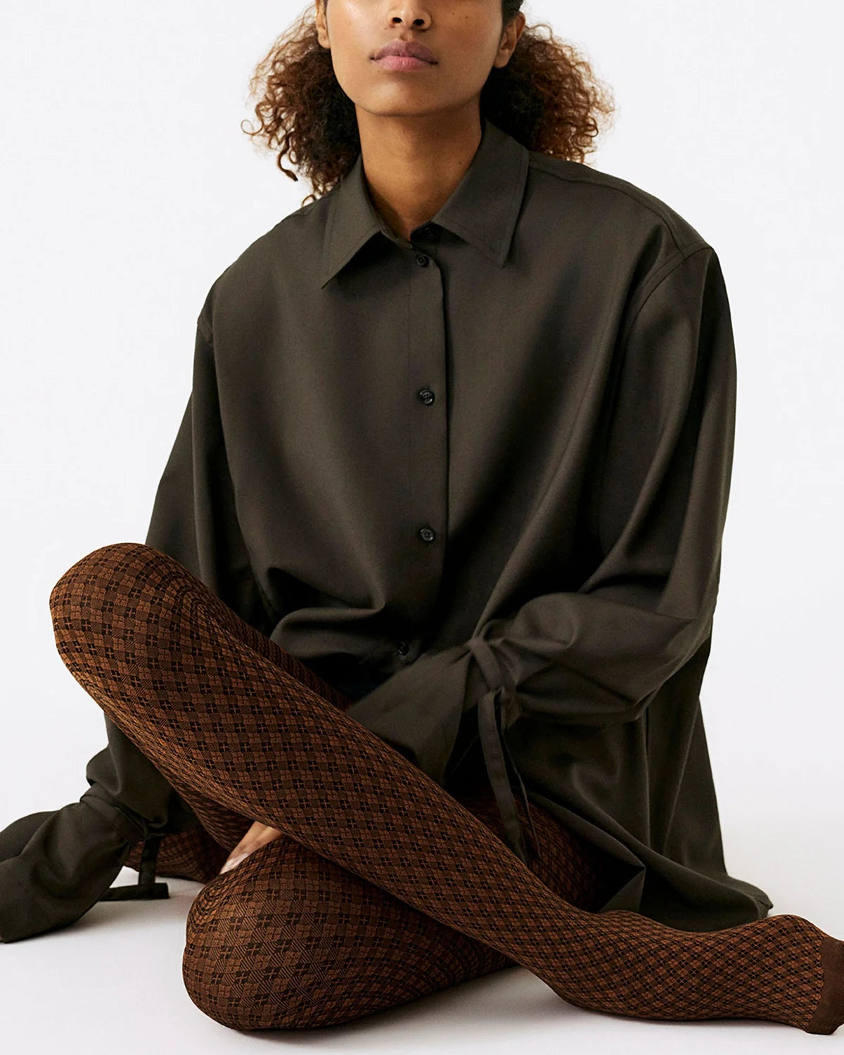 SWEDISH STOCKINGS - COLLANT CLARA - MOTIFS RÉTRO BOURBON