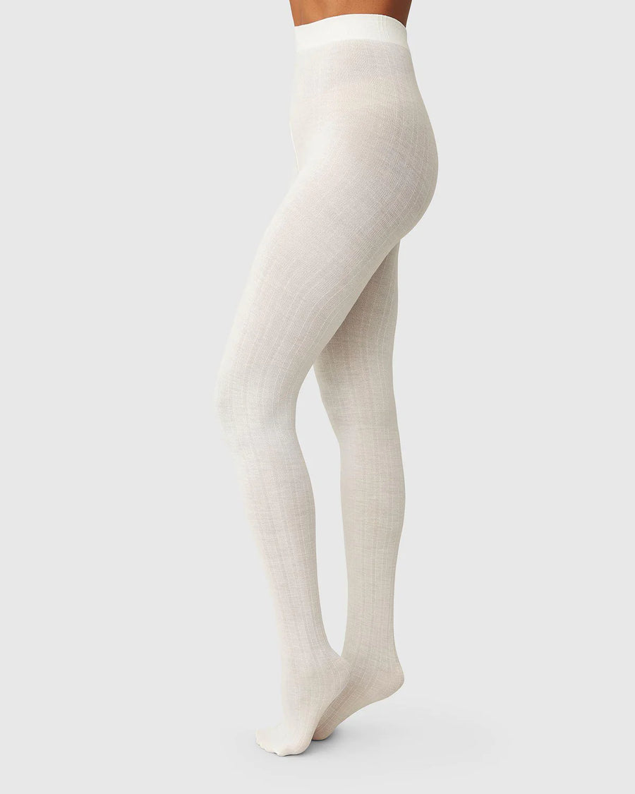 SWEDISH STOCKINGS - COLLANT FREJA - LAINE BIO IVOIRE