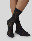 SWEDISH STOCKINGS - LILY SOCKS - BLACK
