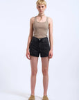 DR DENIM - SHORT NORA - RETRO NOIR - PÉ25