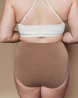 Q FOR QUINN - CULOTTE TAILLE HAUTE - NUDE FONCÉ