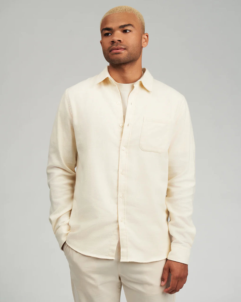 Ivory white top dress shirt