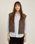 NAIF - MURA VEST - DARK TAUPE - AH25
