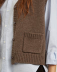 NAIF - MURA VEST - DARK TAUPE - AH25
