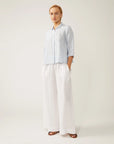 NAIF - BLOUSE PIPPA - CHAMBRAY BLEU PÂLE - PÉ26