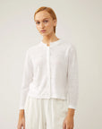 NAIF - COLINE CARDIGAN - WHITE - SS26